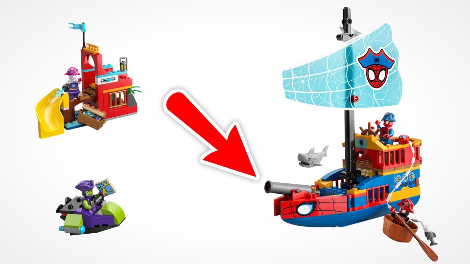 11208 Team Spidey Pirate Ship