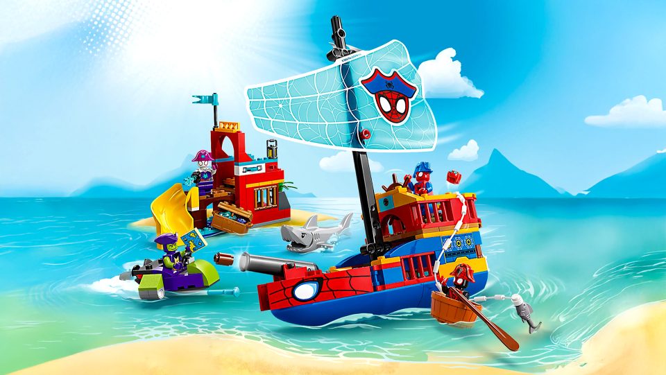 11208 Team Spidey Pirate Ship