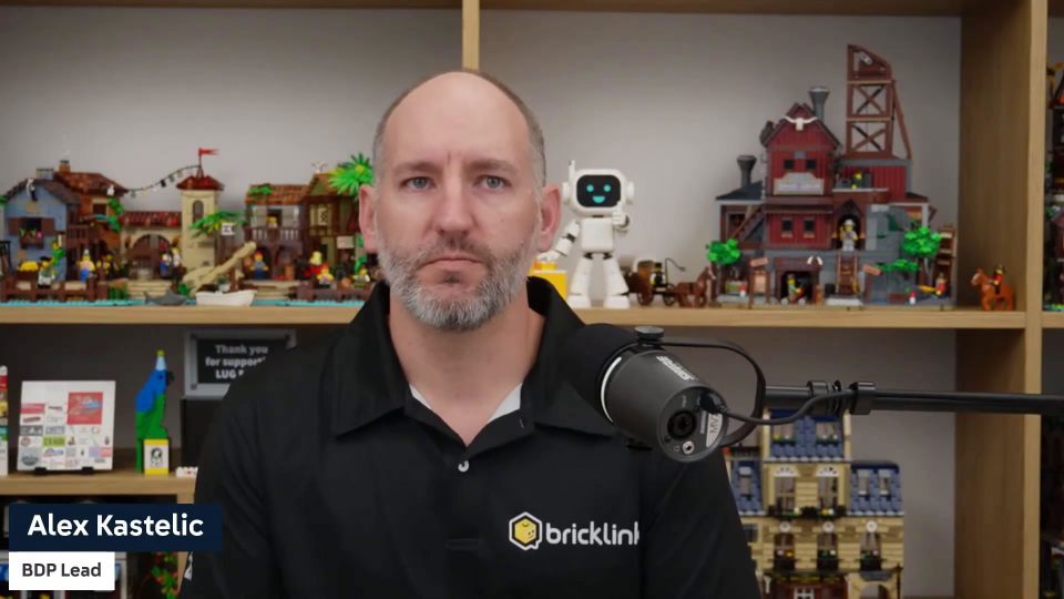 Alex Kastelic, BrickLink Desigber Program Lead during the Series 10 Webinar