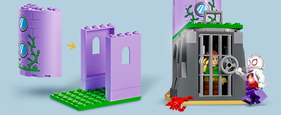 The brick wall at Green Goblin's lighthouse