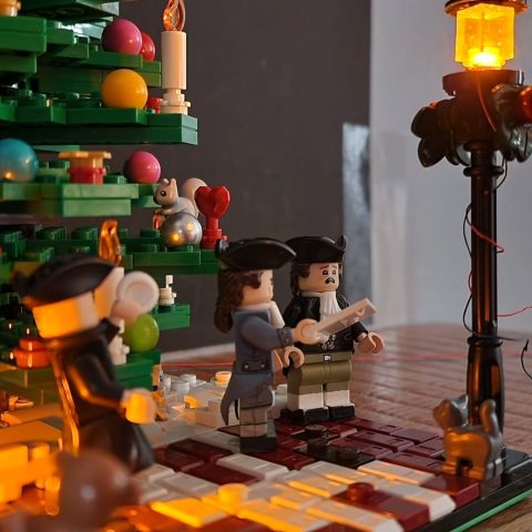 “Colonists Coming Together for Christmas” by ruddellcreations18