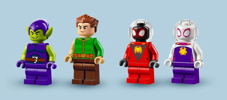 Minifigures in 10790 Team Spidey at Green Goblins Lighthouse