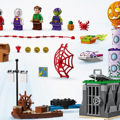 Pirate elements in 10790 Team Spidey at Green Goblins Lighthouse