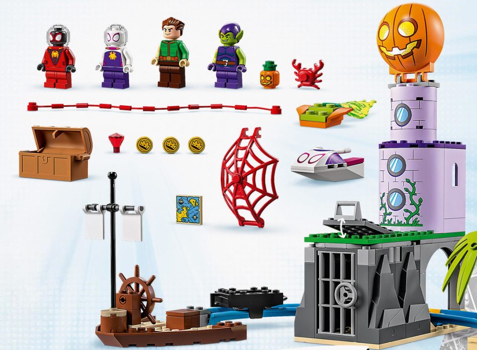 Pirate elements in 10790 Team Spidey at Green Goblins Lighthouse