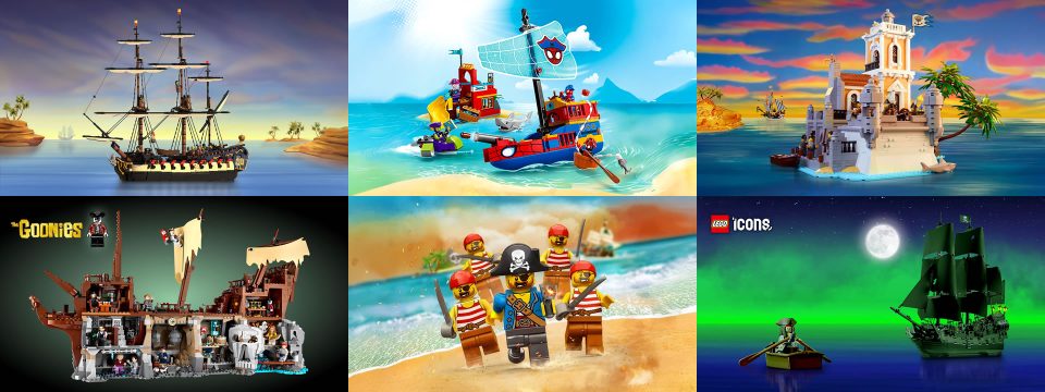 Recent official LEGO Pirate Releases from 2025 & 26