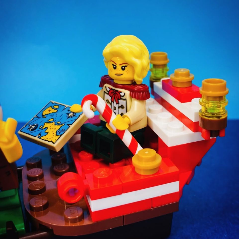 Stern of "The Jolly Santa" by captain_brixx