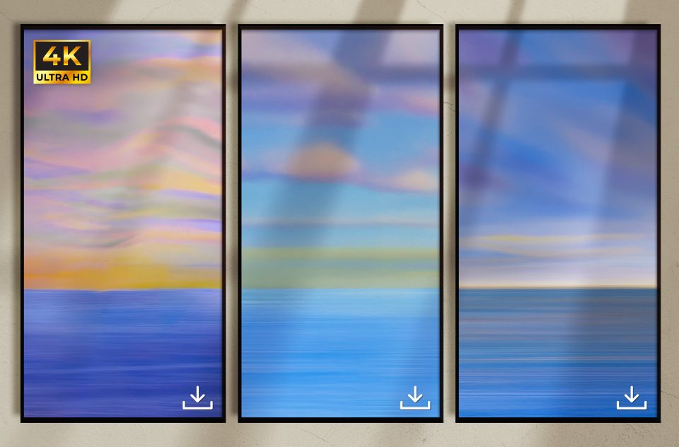 Framed samples of 4K Classic Pirate Set Box Art Backgrounds
