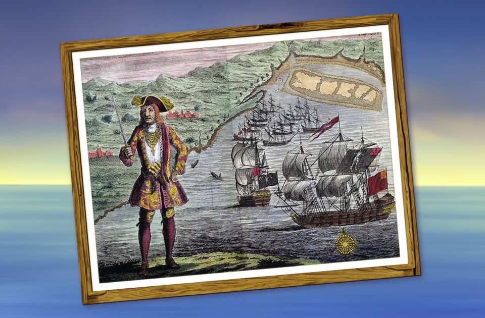 Click here to enlarge image Bartholomew Roberts (Black Bart) Portrait
