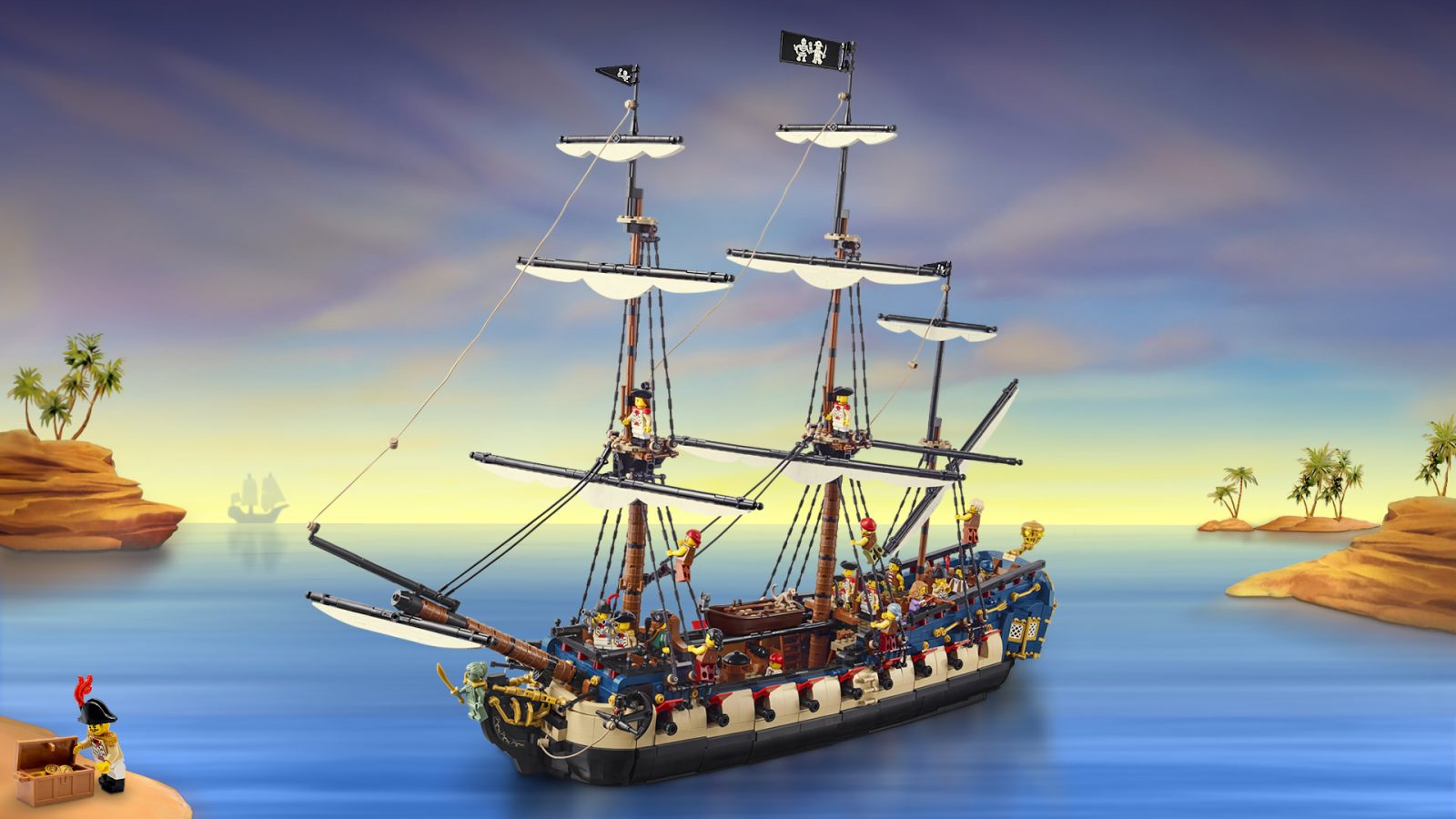BrickLink Designer Program: Crowdfunding for Privateer Frigate Fortuna by Brick Perfection