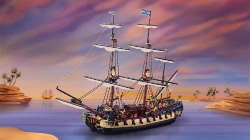 BrickLink Designer Program: Crowdfunding for Privateer Frigate Fortuna by Brick Perfection
