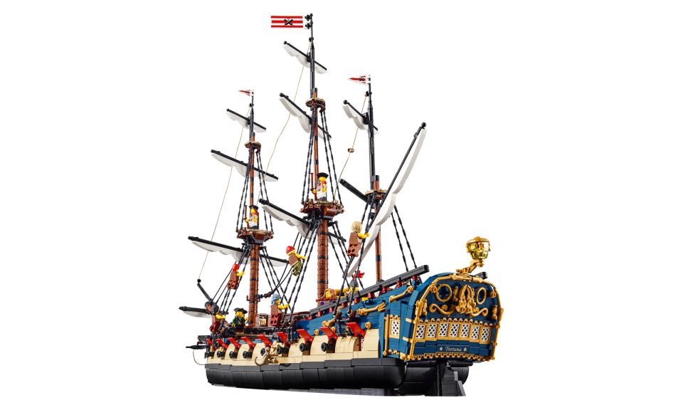 Stern of "Privateer Frigate Fortuna" by BrickPerfection