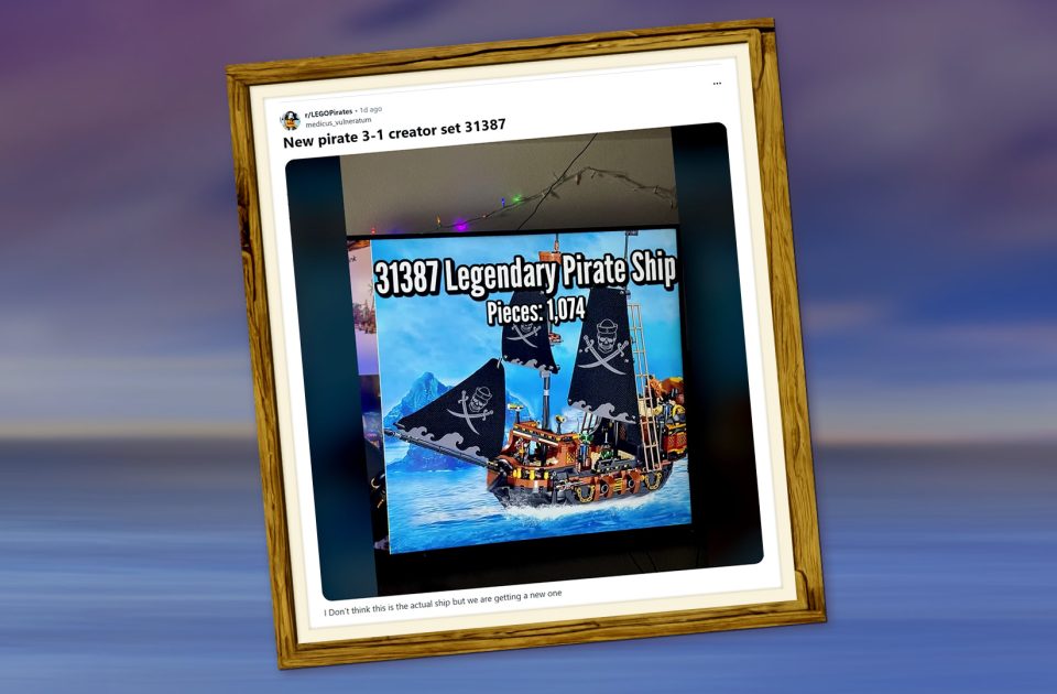 31387 Legendary Pirate Ship rumour post on Reddit by medicus_vulneratum
