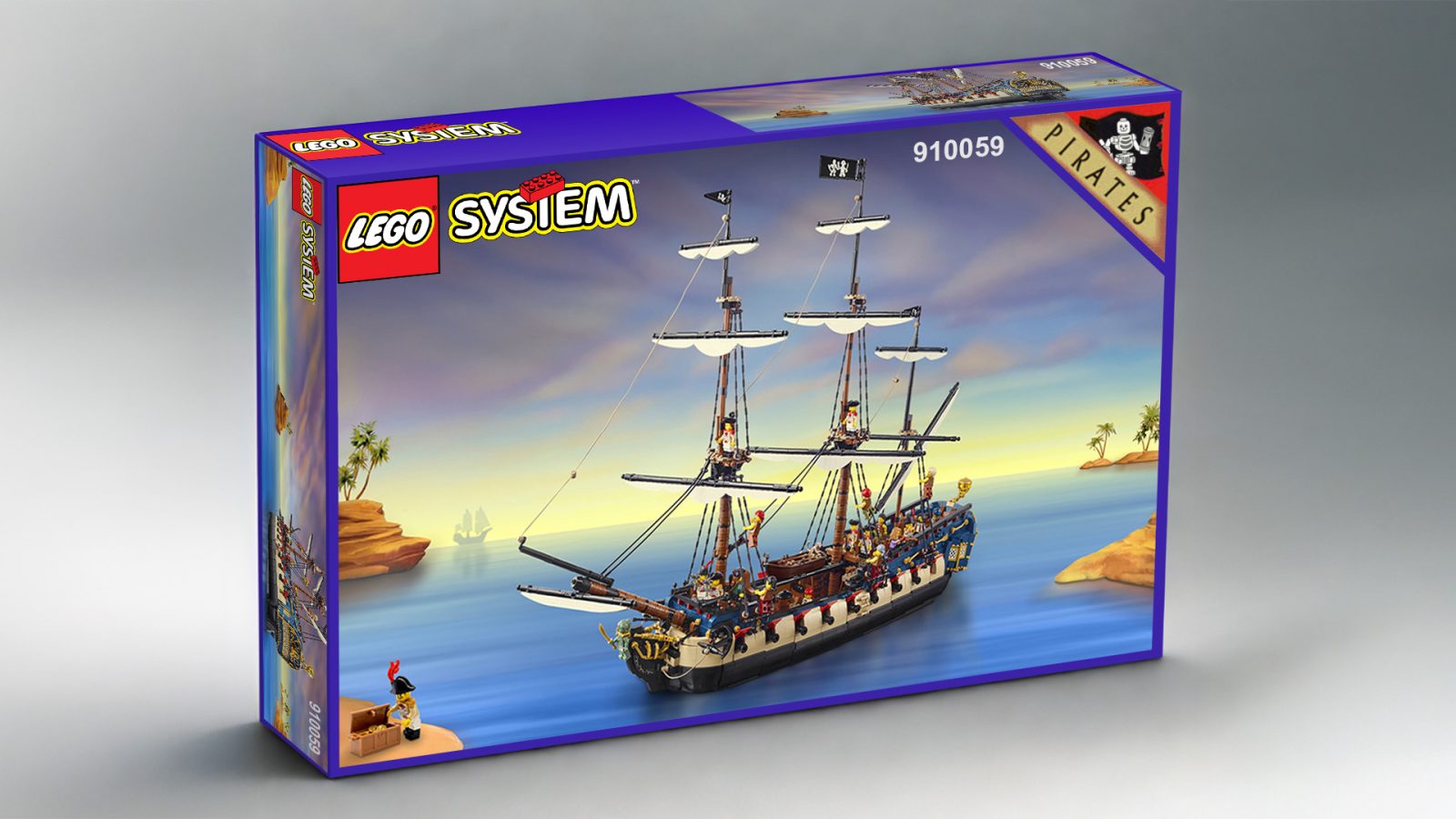 LEGO SYSTEM box for 910059 Privateer Frigate Fortuna
