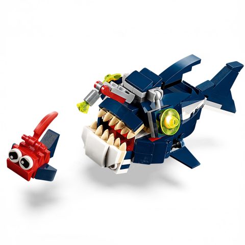 Angler fish build from Creator 31088 Deep Sea Creatures