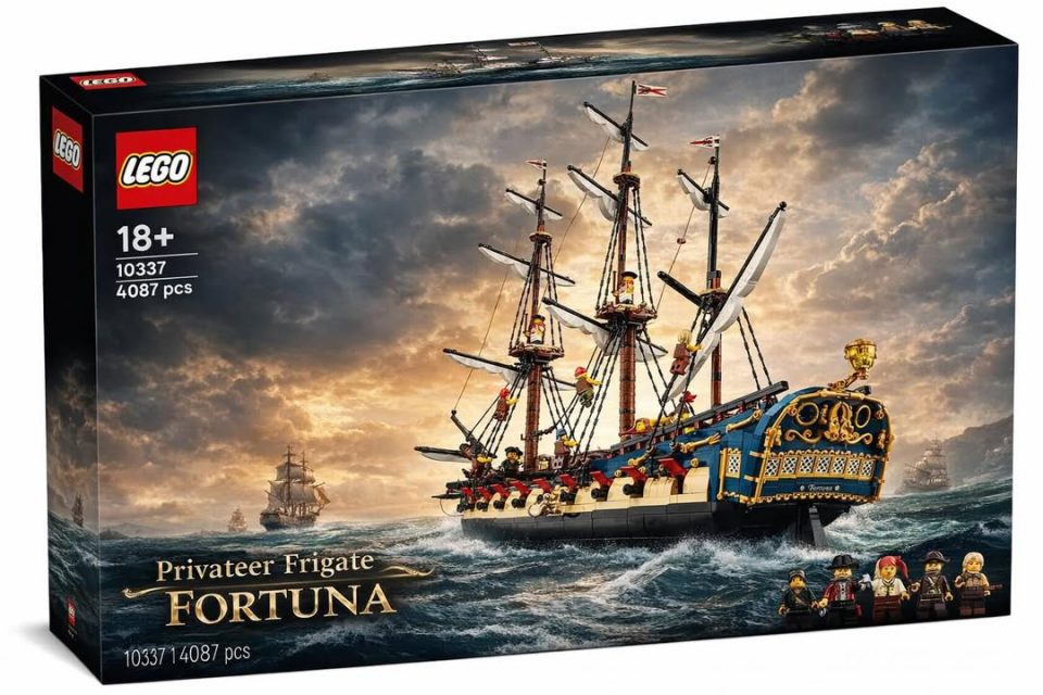 LEGO Box Concept for 910059 Privateer Frigate Fortuna by realbrickbandit
