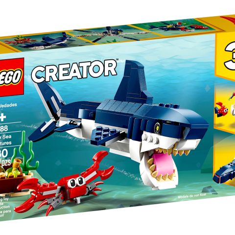 Front of the box for 31088 Deep Sea Creatures