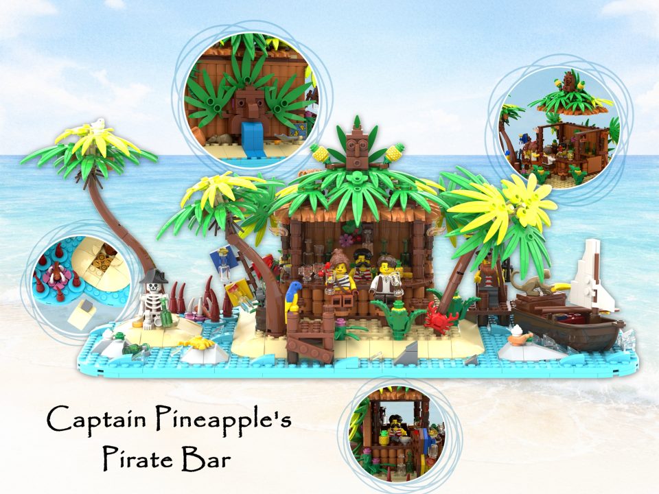 "Captain Pineapple's Pirate Bar" by brickish_water