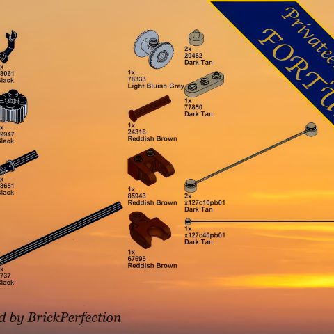 Page 2 of crane Instructions for 910059 Privateer Frigate Fortuna by Brick Perfection