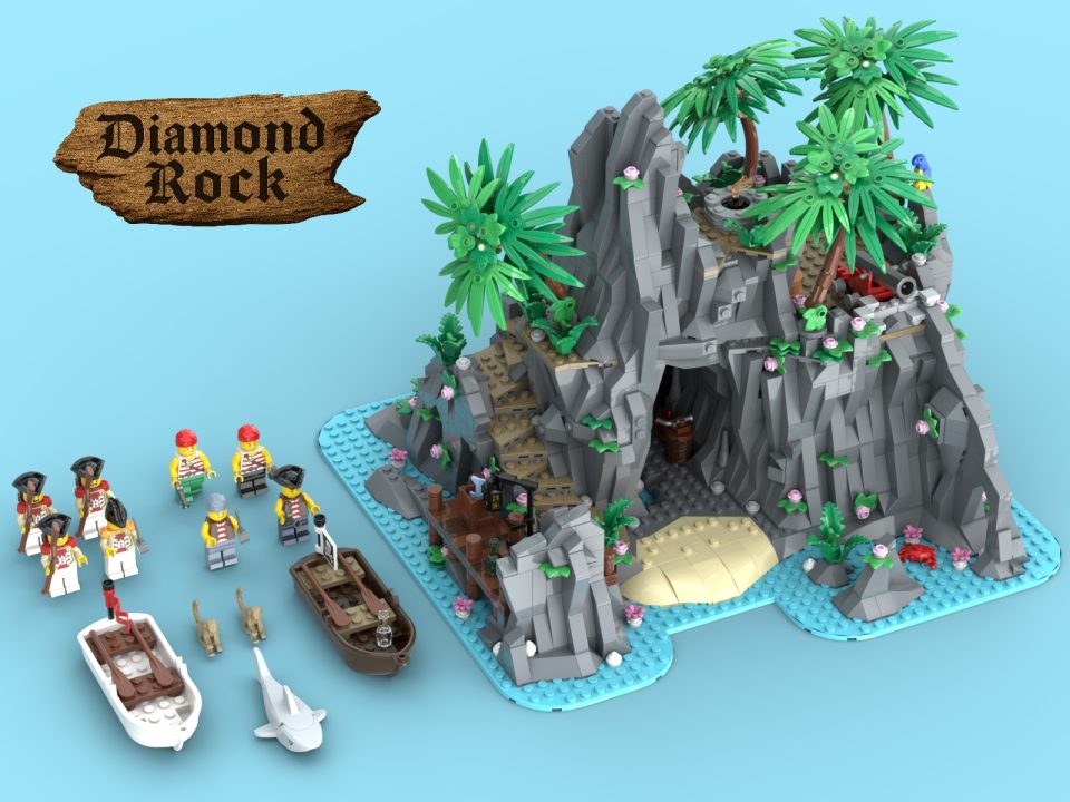 "Diamond Rock" by MozBricks