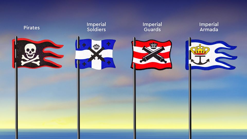 Clothe flags by BrickStickerShop