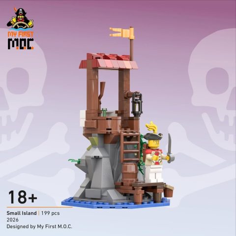 Front of “Small Island” by MyFirstMOC