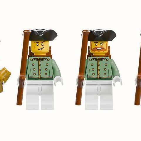 Imperial minifigures from the Series 5 version of Coconut Cape