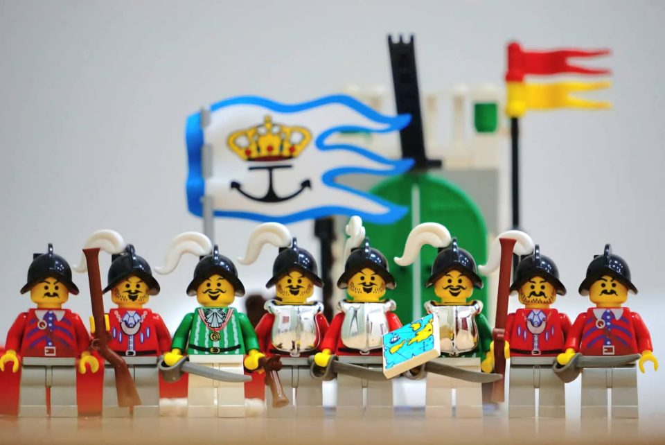 An assortment of classic Imperial Armada Minifigures