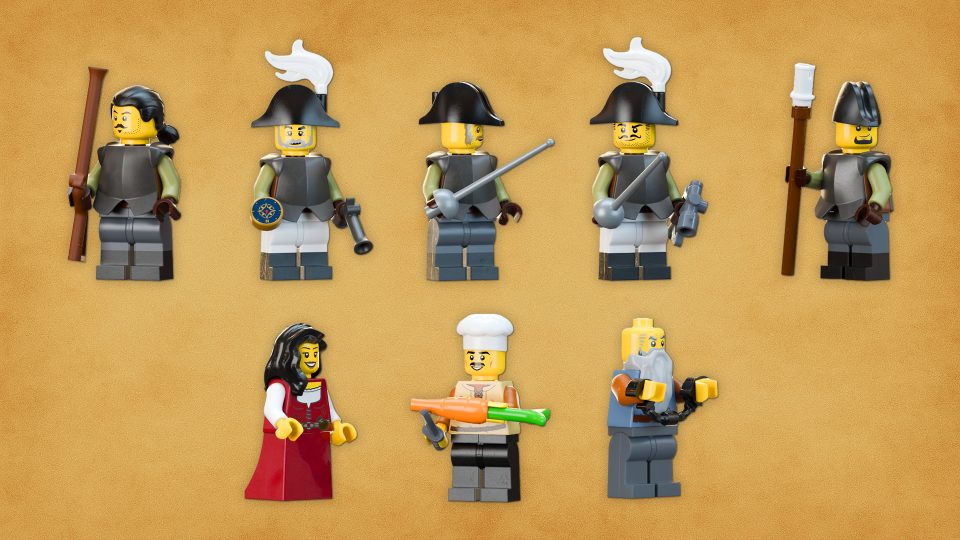 Imperial Armada inspired Minifigures of "Coconut Cape"