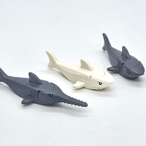 Assortment of modern LEGO Sharks