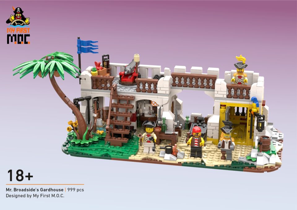 "Mr Broadside's Gardhouse" by MyFirstMOC_HUN