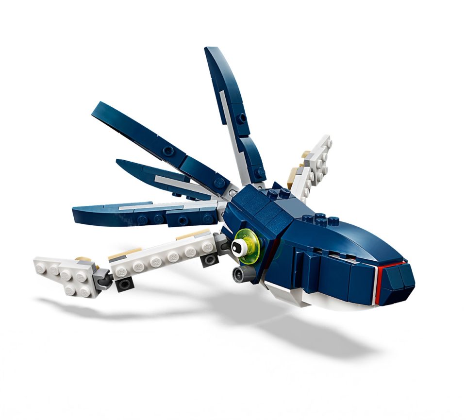 Squid build from Creator 31088 Deep Sea Creatures