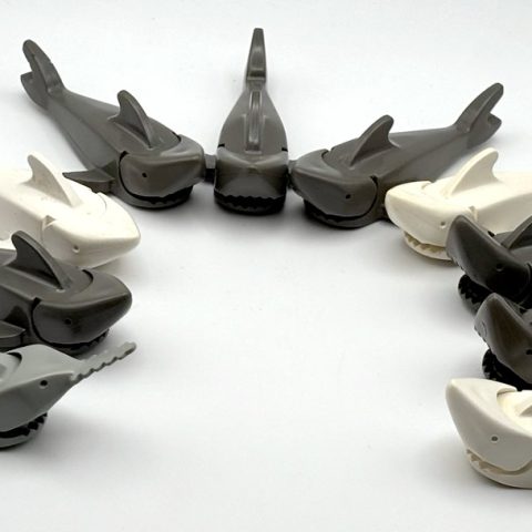 Assortment of vintage LEGO Sharks