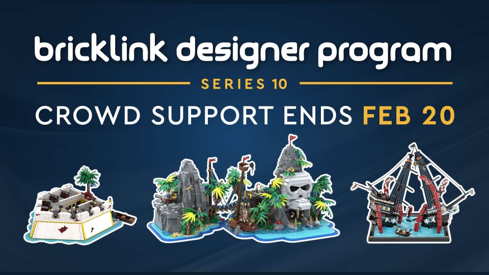 BrickLink Designer Program Series 10 Crowd Support ends Feb 20