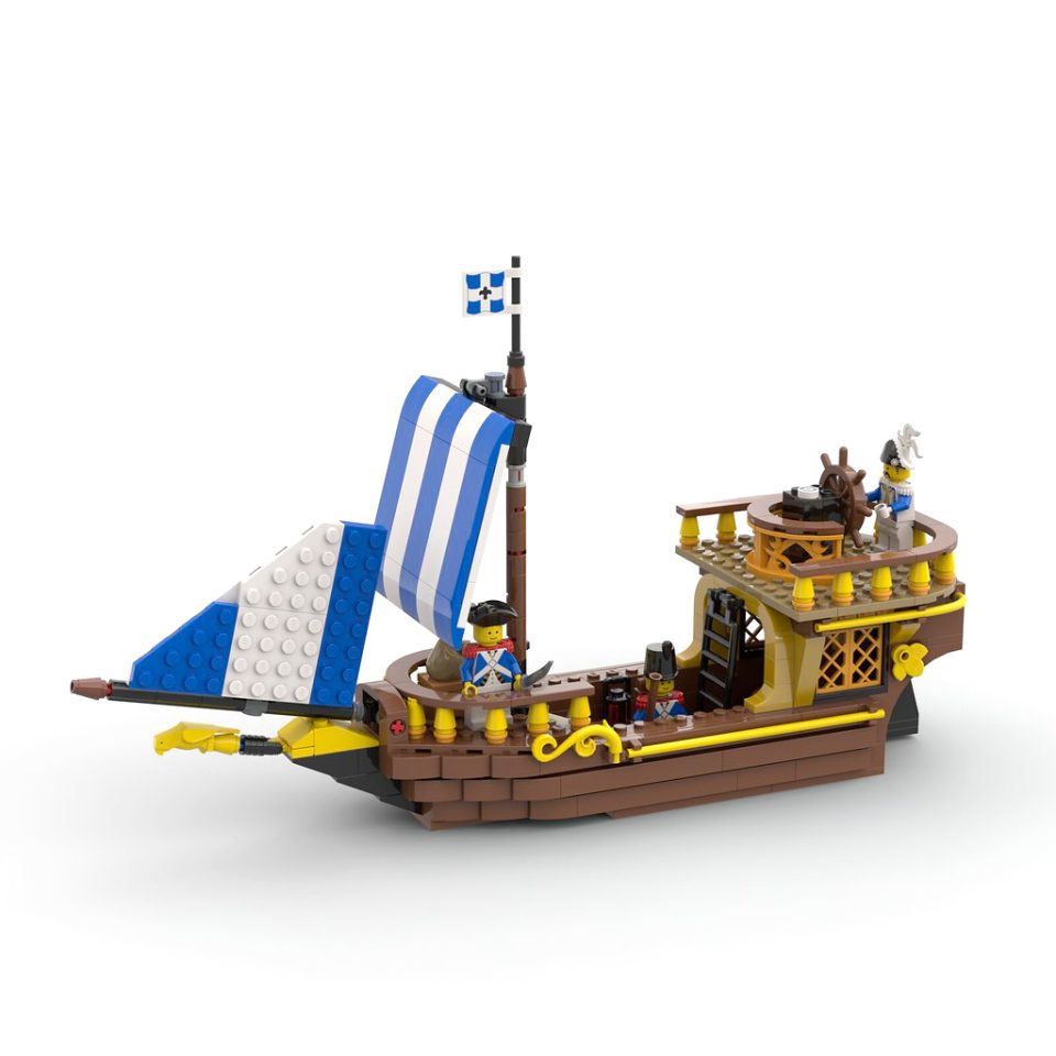 Cargo ship from "Island of the Imperial Soldiers" by Brick_Wolf