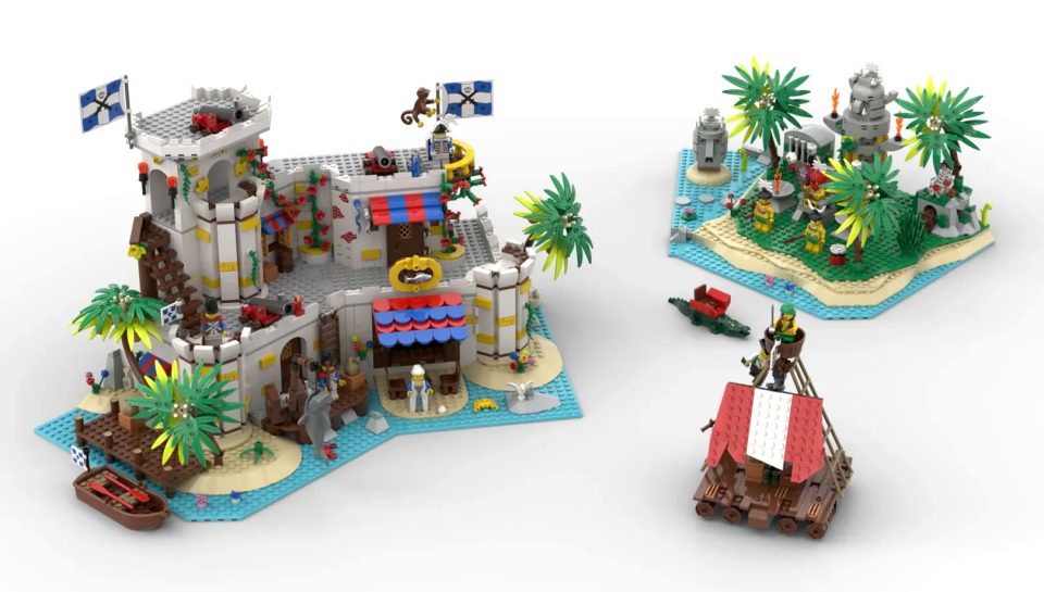 Components of "Pirate Theme Playset" by Brick_Wolf 13