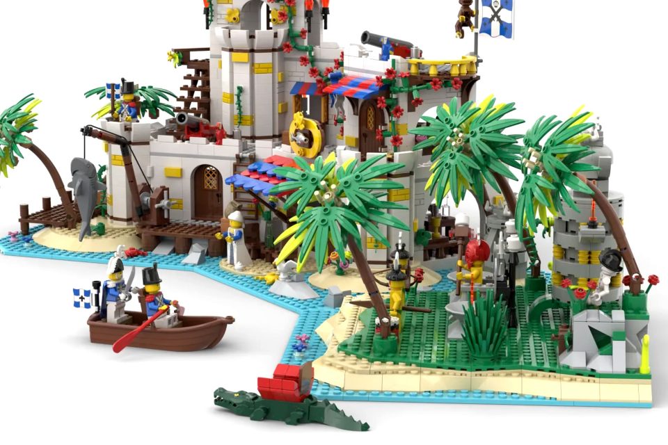 Indigo Islander adjacent the Blue Coat Solider Fort