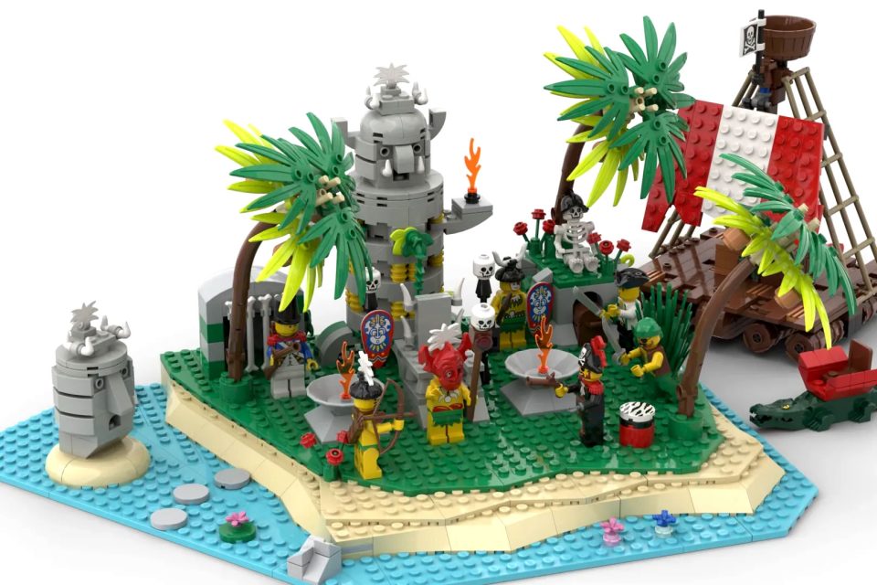 Pirate raft run aground near the Indigo Islander Stronghold