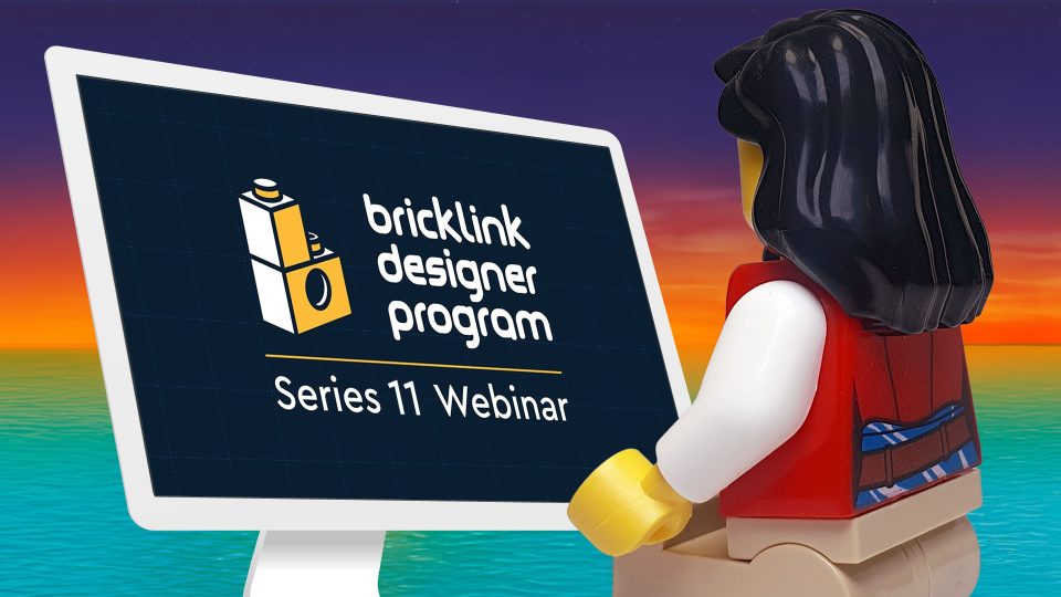 Lady Anne Anchor watching the BrickLink Designer Program Series 11 Webinar