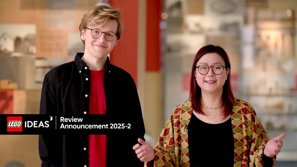 Jim Clayton and Andrea Santos Encarnacion present the LEGO Ideas Review Results 2025-2