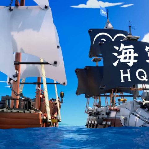 Still from the Netflix LEGO ONE Piece “Official Announcement”