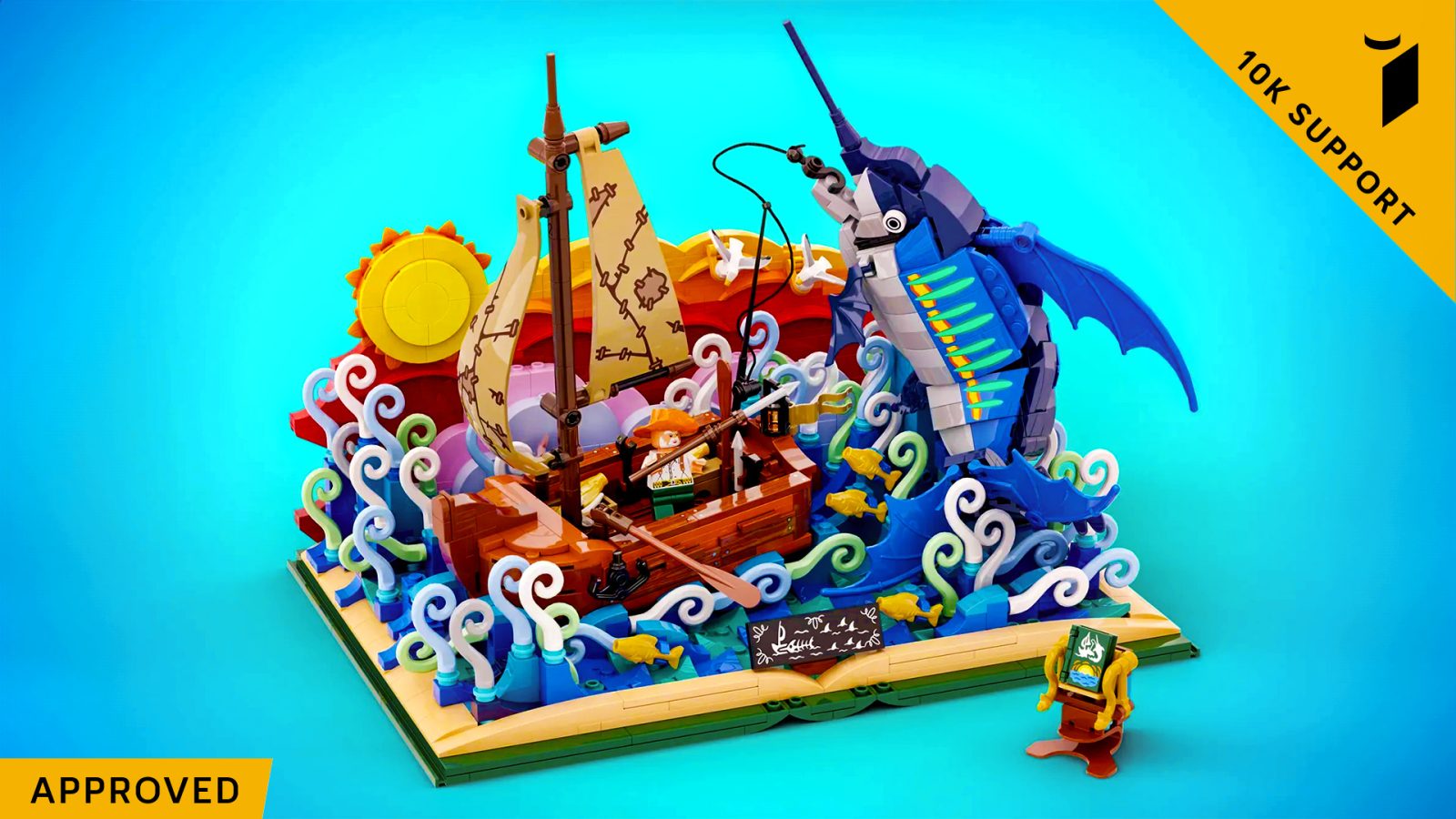10K LEGO Ideas Project "The Old Man and the Sea: by IYan Ha