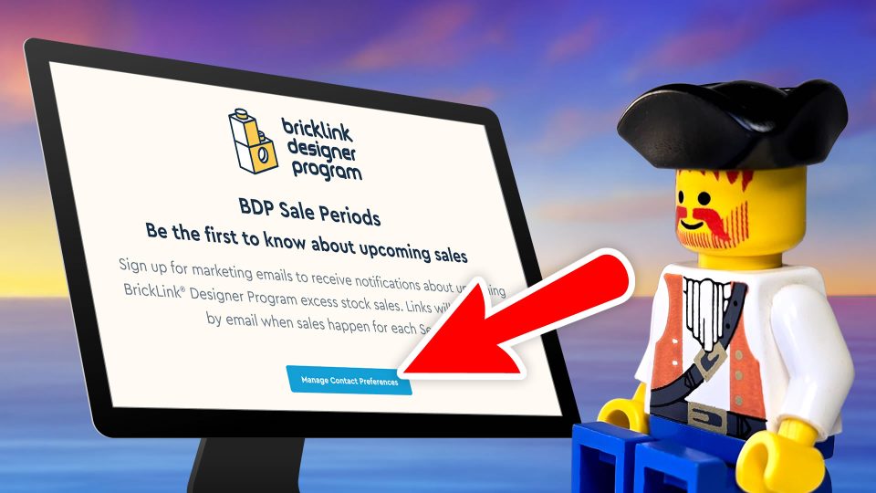 Merchant Steve changing Contact Settings in BrickLink account