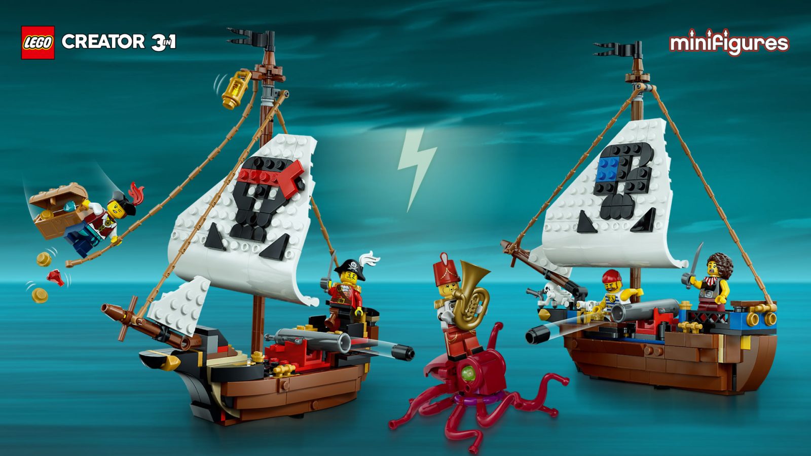 RELEASED: 31387 Iconic Pirate Ship and 71052 LEGO Collectible Minifigure Series 29