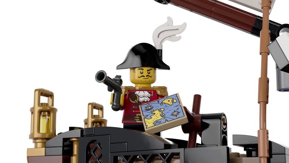 Captain Minifigure from 31387 Iconic Pirate Ship