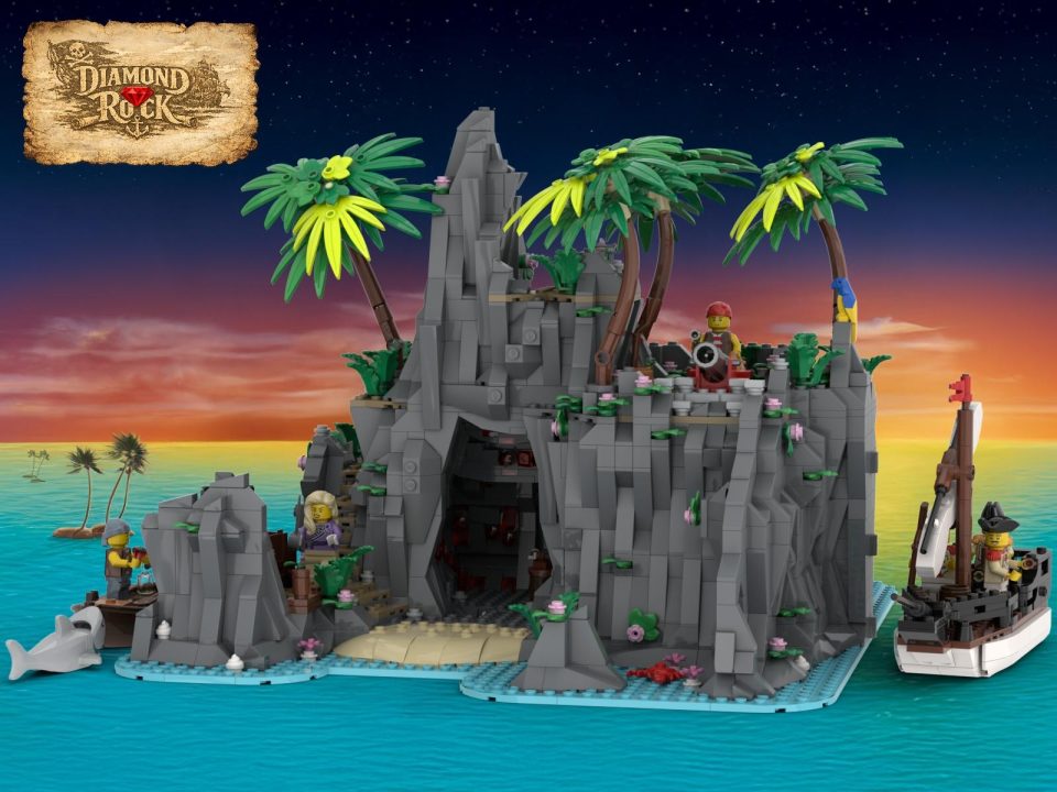 "Diamond Rock" by MozBricks