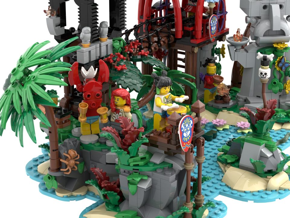 East side of "Mysterious Isle" by 7DeadlyBricks