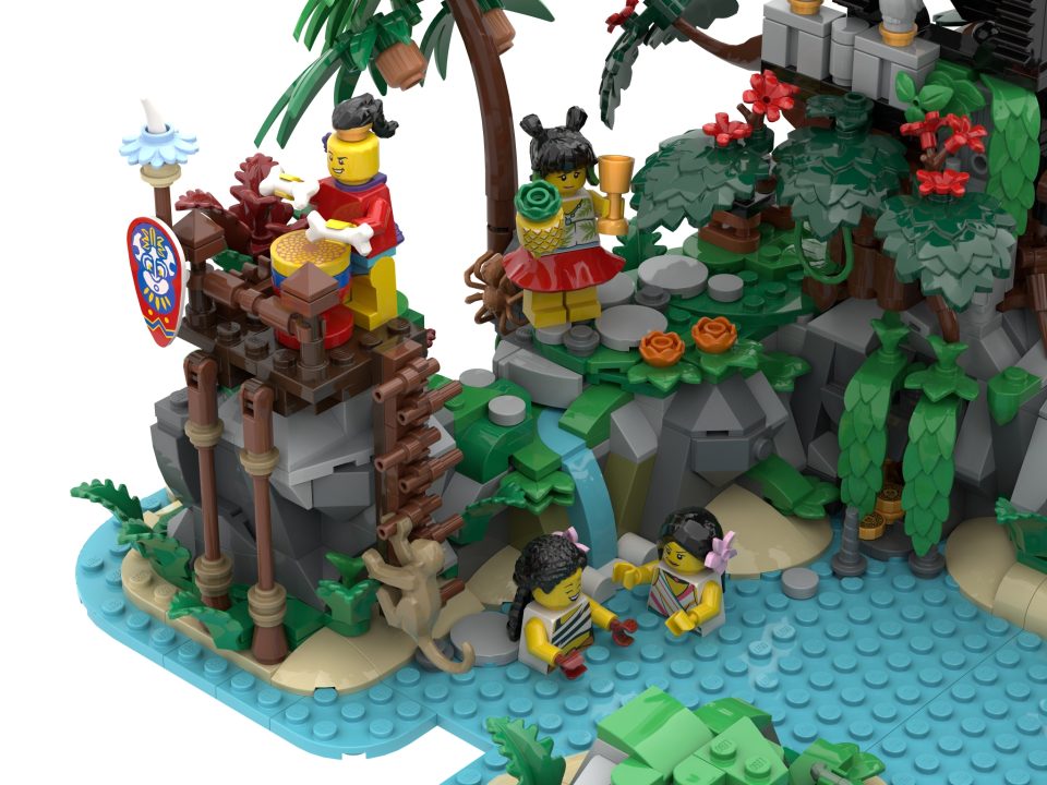 Far-east side of "Mysterious Isle" by 7DeadlyBricks