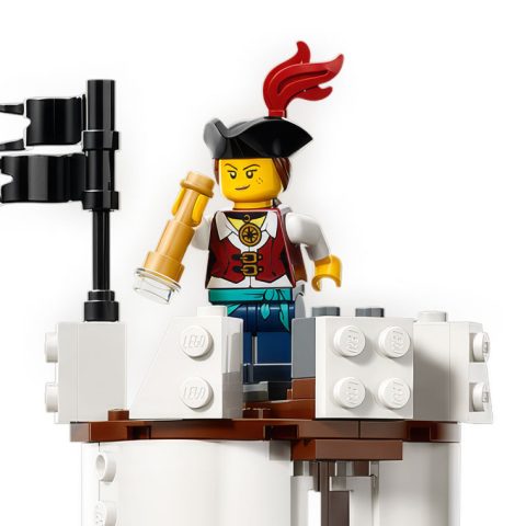 Female LEGO Pirate minifigure with new torsodesign