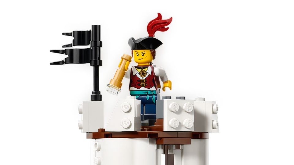 Female LEGO Pirate minifigure with new torsodesign