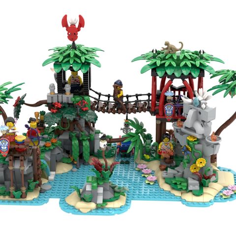 Front of “Mysterious Isle” by 7DeadlyBricks